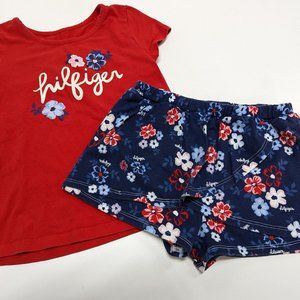 Girls Tommy Hilfiger 2 pc shirt & skort set. Sz 7